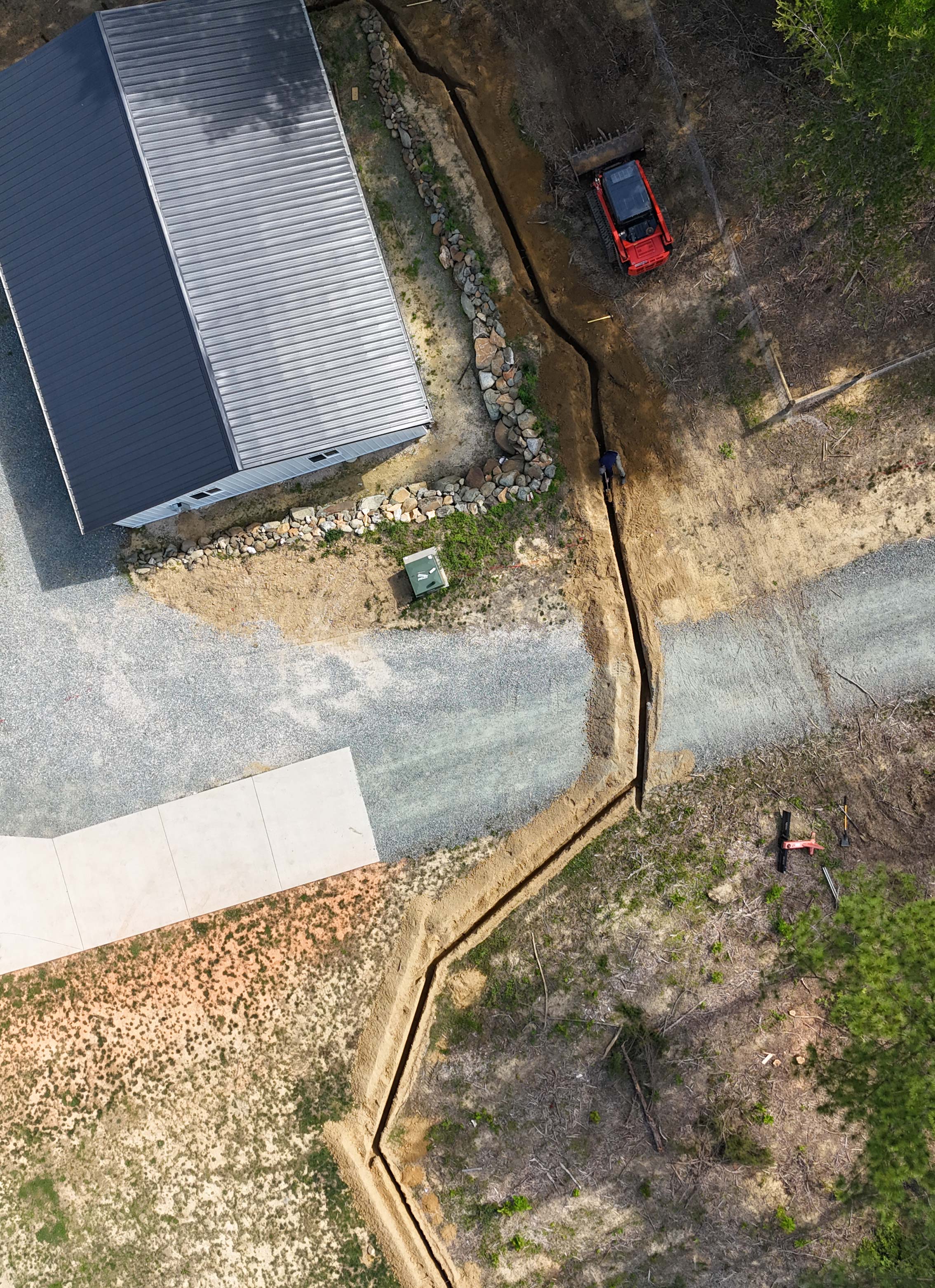 Site work and land grading project